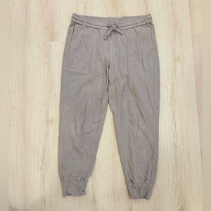 Barefoot Dreams Malibu Joggers Beige Brown Tan Size Large